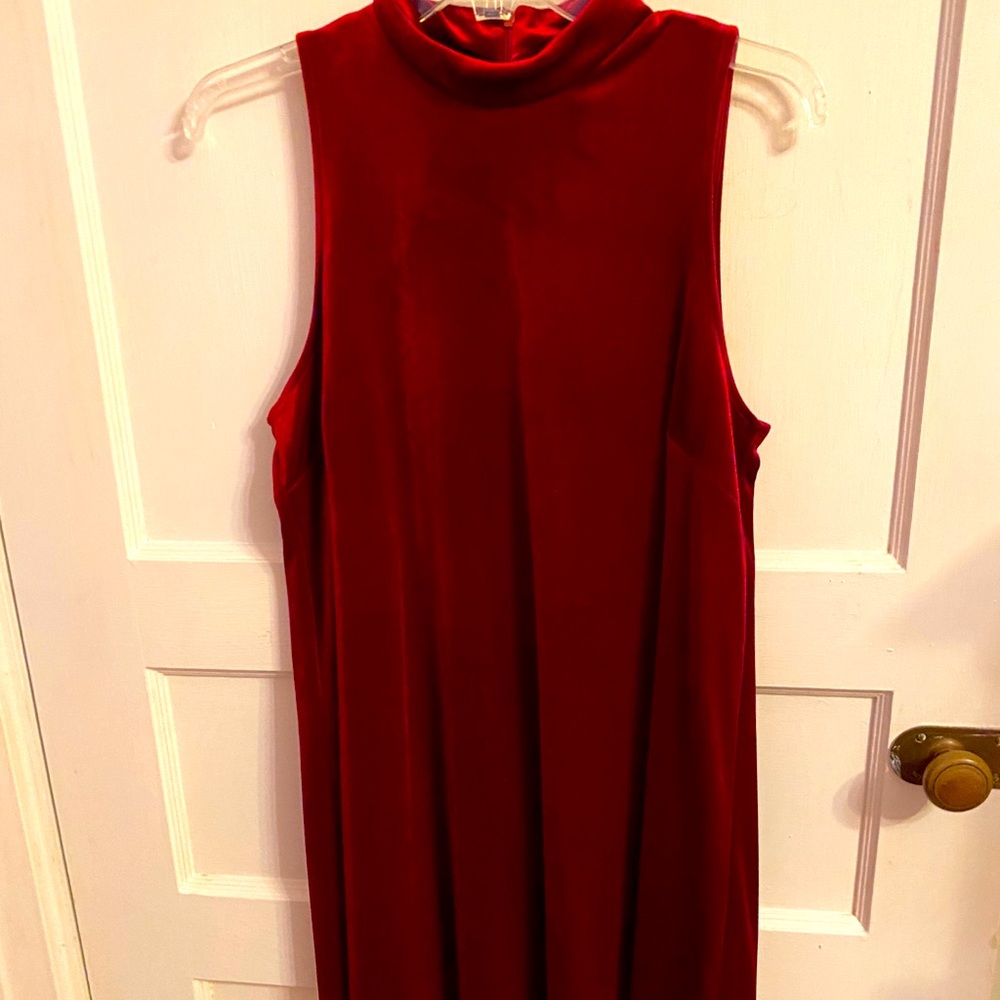 Red Velvet Dress